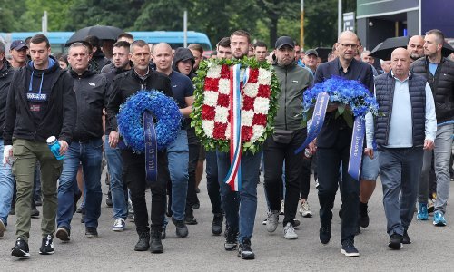 Velimir Zajec i Zvonimir Boban položili cijeće u čast poginulim Boysima