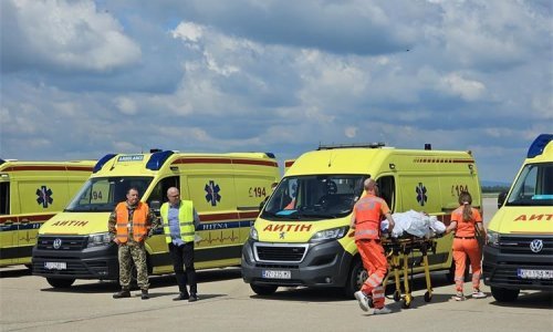 Devetnaest ranjenika iz Ukrajine stiglo na liječenje u Hrvatsku