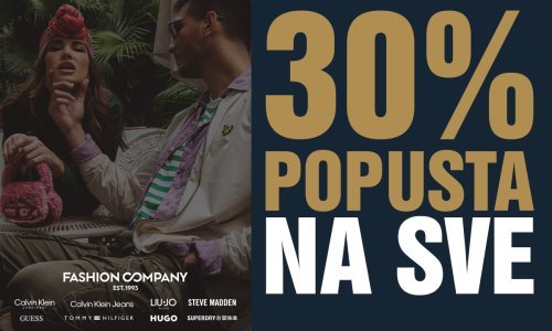 Fashion&Friends, Tommy Hilfiger, Calvin Klein, Guess, Liu Jo, Hugo, Steve Madden i Superdry – 30% popusta povodom velikog rođendana