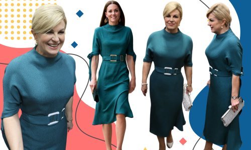 Kolinda totalno iskopirala stil Kate Middleton, ipak teško da bi joj princeza odobrila ovu torbicu i cipele