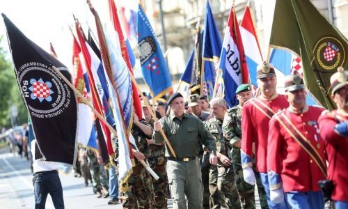 Zagrebački branitelji mimohodom proslavili svoj dan