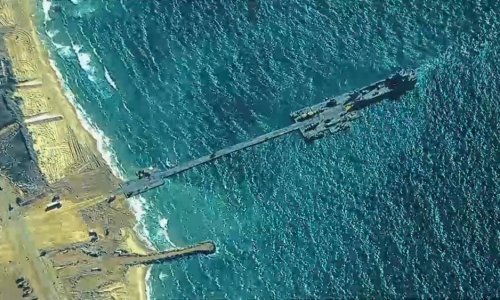 SAD pred Gazom postavio plutajući dok vrijedan 320 milijuna dolara: Evo za što služi