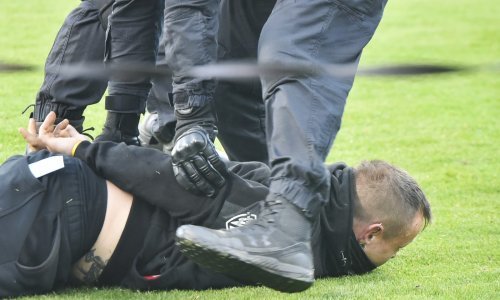 Divljaštvo i huliganizam nakon okončanja Kupa; tučnjava, razbijene glave...