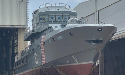 Pogledajte prve fotografije i snimke novog broda Hrvatske ratne mornarice