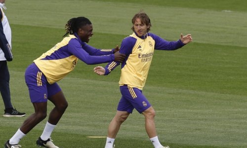 Eduardo Camavinga i Luka Modrić Real Madrid