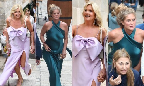 Bivša supruga Roda Stewarta odbacila štikle, a sadašnja osvanula u efektnoj haljini