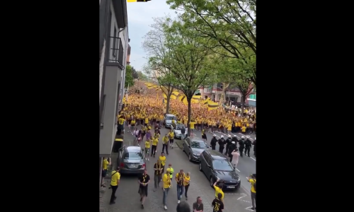 Borussijini navijači preplavili su London, a na Wembleyju ih je dočekao i poseban gost