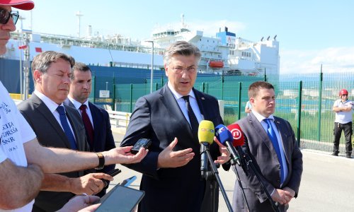 Plenković: Ulaganje u proširenje LNG terminala dobro za Hrvatsku