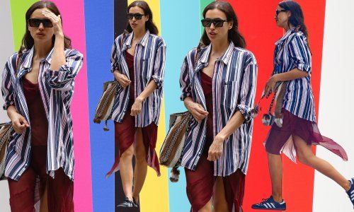 Odlična kombinacija: Najpoželjnije tenisice nosi uz vrlo hrabru haljinu