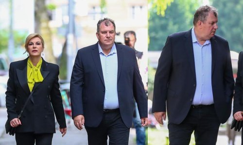 Zajedno ih nismo vidjeli jako dugo: Jakov i Kolinda obavili građansku dužnost