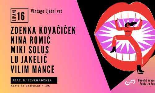 Vrhunske glazbenice nastupaju za podršku ženama i djeci koji su preživjeli nasilje!