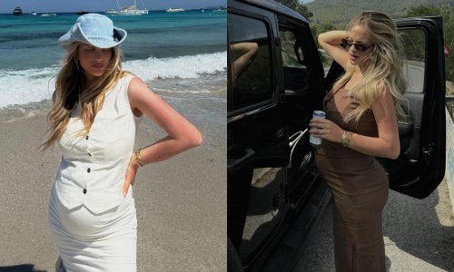 U elegantnim komadima od lana Izabel Kovačić naglasila trudnički trbuščić