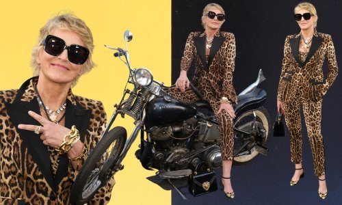 Sharon Stone kakvu još nismo vidjeli: Sjela na motor i zablistala u vrućem trendu sezone