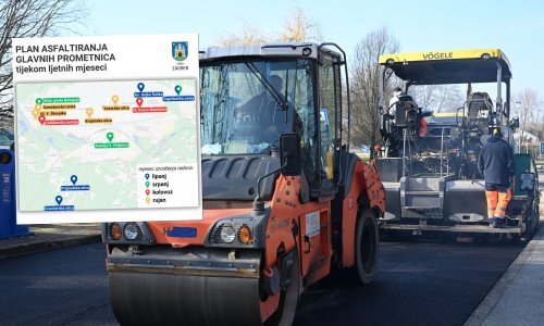 Grad objavio: Pogledajte koje će se prometnice ovog ljeta asfaltirati u Zagrebu