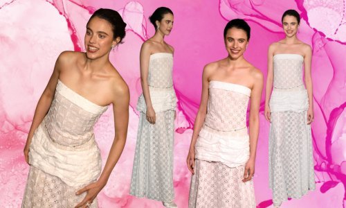 Ovu haljinu lako je zamijeniti za vjenčanicu, a sjajno pristaje poznatoj brineti