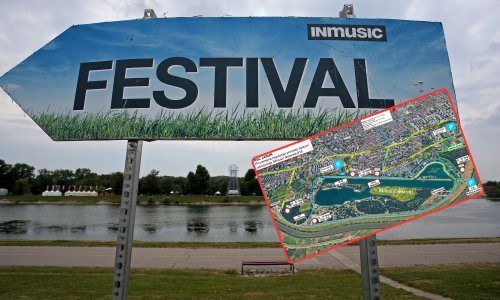 Zagreb objavio kartu privremene regulacije prometa zbog INmusica