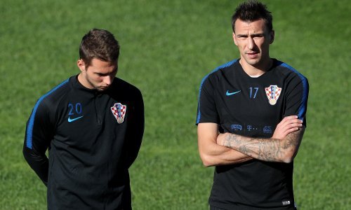 Pjaca je bio u razgovoru s talijanskom legendom, a onda im je prišao Mandžukić...