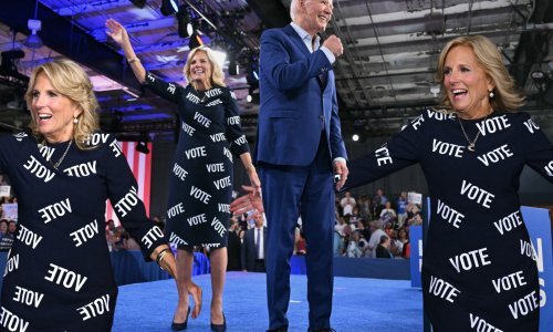 Ovom haljinom američka prva dama jasno je pokazala što misli o Bidenovoj kandidaturi