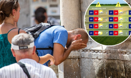 Izdržite još malo, osvježenje stiže. Temperatura će pasti i za više od deset stupnjeva