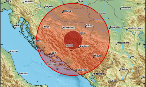 Potres magnitude 3,6 po Richteru u BiH