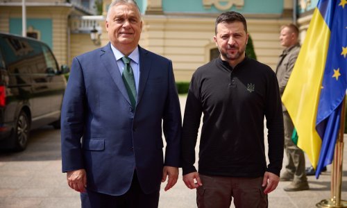 Orban u Kijevu pozvao na prekid vatre, a Zelenski na pravedan mir