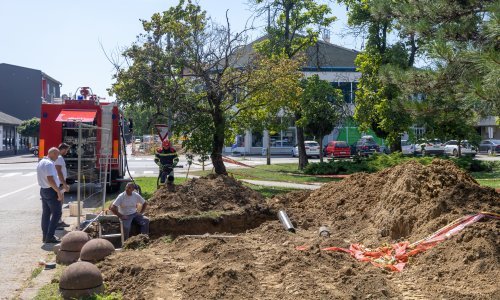 Strava u Vinkovcima: Radnik rezao plinsku cijev i zapalio se
