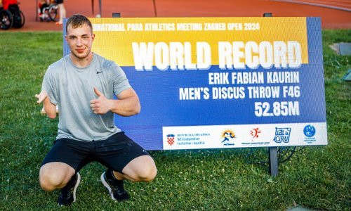 Hrvat Erik Fabian Kaurin postavio svjetski rekord u bacanju diska