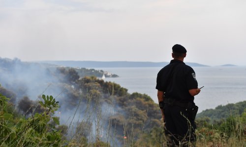 Veliki požar kod Trogira je podmetnut!? Policija uhitila muškarca