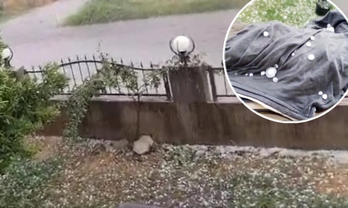 Tuča poharala zaleđe Ploča, potukla vinograde i zabijelila tlo