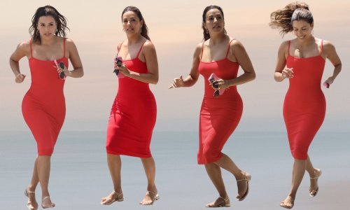 Eva Longoria pokazala da je u top formi - nije joj smetala ni uska haljina...
