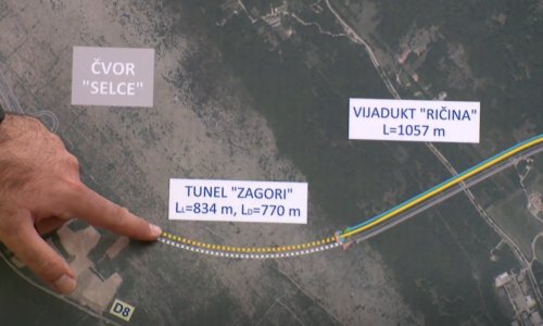 Gradi se prva faza nove autoceste: Probija se novi tunel, niče vijadukt