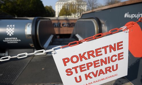 Sporne pokretne stepenice u središtu Zagreba: Ne rade već mjesec dana