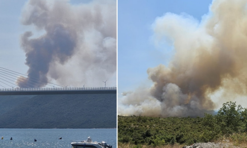 Vatrogasni zapovjednik o požaru na Pelješcu: Ostajemo na požarištu cijelu noć