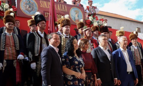 Sinjsku alku uz posebnu gošću pratio cijeli državni vrh, Plenković i Milanović bez pozdrava