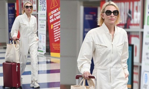 Putno izdanje Cate Blanchett: Savršeno nosi bijeli kombinezon