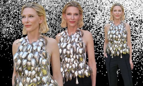Cate Blanchett ima fantastičan stajling: Da, dobro vidite, ona nosi top napravljen od - žlica