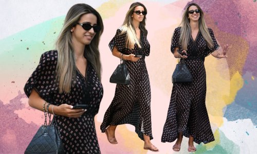 Hit komadi: Lijepa plavuša efektnu haljinu nosi s najpoželjnijim natikačama