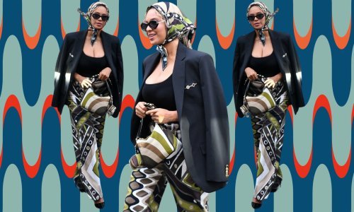 Od glave do pete u efektnim uzorcima: Pop diva zna kako privući pozornost