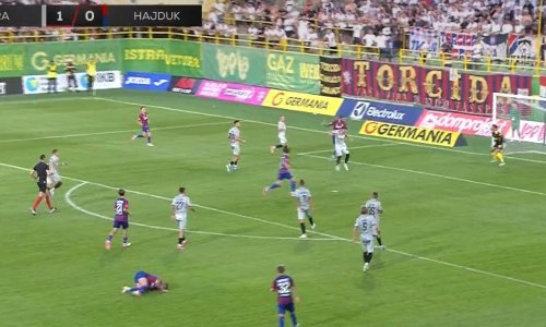 Evo Livajinog gola koji je donio veliko olakšanje Gattusu i hajdukovcima