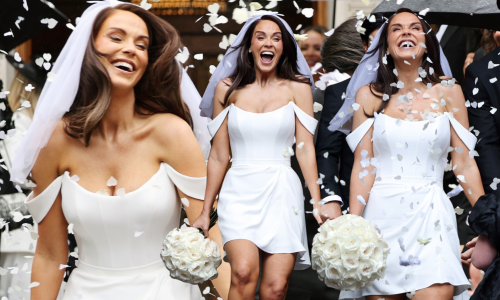 Teško je skrenuti pogled: Zanosna mladenka zablistala u mini vjenčanici