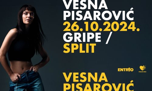 Vesna Pisarović 26.10. stiže na splitske Gripe: 'Ovaj koncert je kruna moje karijere!'