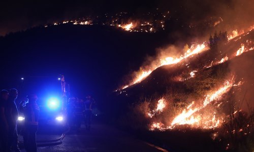 Ponovno se aktivirao plamen na požarištu kod Žrnovnice