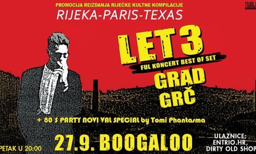 Vodimo vas na koncert grupe Let 3 u zagrebačkom klubu Boogaloo