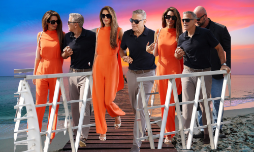 Zaljubljeni i nerazdvojni: Amal u predivnom kombinezonu blistala kraj Georgea Clooneya