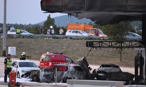 Najteže ozlijeđena osoba u požaru na benzinskoj je hrvatski državljanin