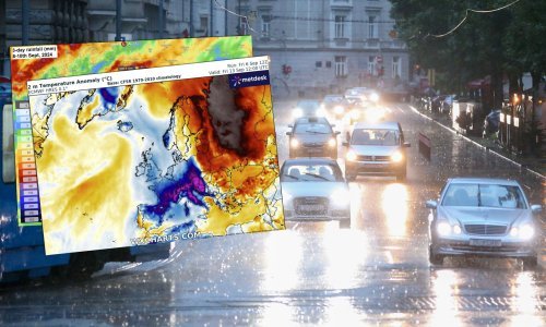 Kolaps toplinske kupole donosi nove ekstreme: Udar hladne mase i oborina, prijete poplave