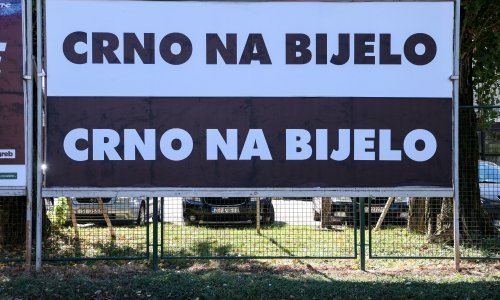 Otkriveno čiji su jumbo-plakati s kriptičnom porukom 'Crno na bijelo': 'Otisak našeg naroda'