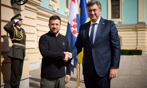 Zelenski: Zahvalni smo Hrvatima što su primili naše izbjeglice