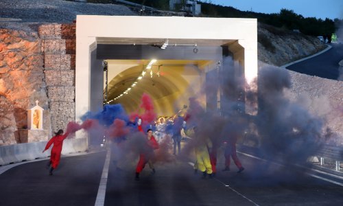 Pogledajte kako je izgledalo otvorenje druge cijevi tunela Učka: 'Velik dan za Hrvatsku'