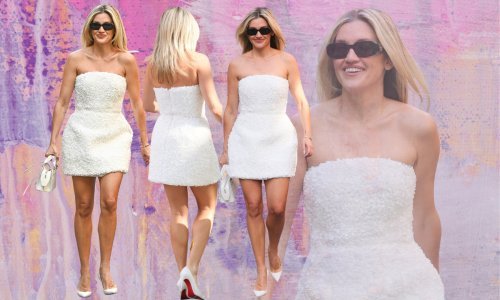 U kultnim štiklama: Nema tko se nije okrenuo za plavokosom ljepoticom u bijelom